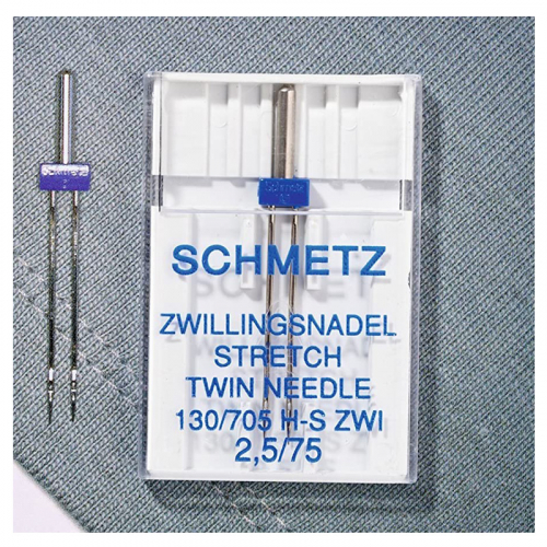 SCHMETZ Zwillingsnadel-Stretch 2,5/75