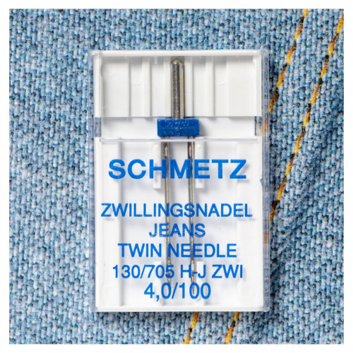 SCHMETZ Zwillingsnadel-Jeans 4,0/100