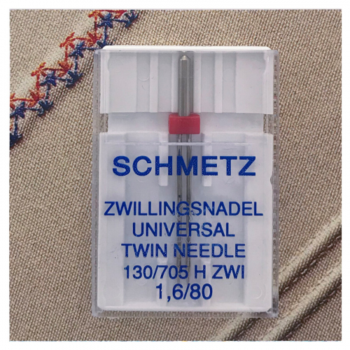 SCHMETZ Zwillingsnadel Universal 1,6/80