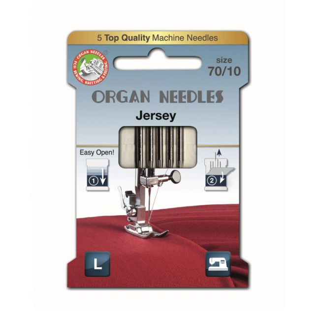 ORGAN Jersey-Nadel 70/10 5er Packung